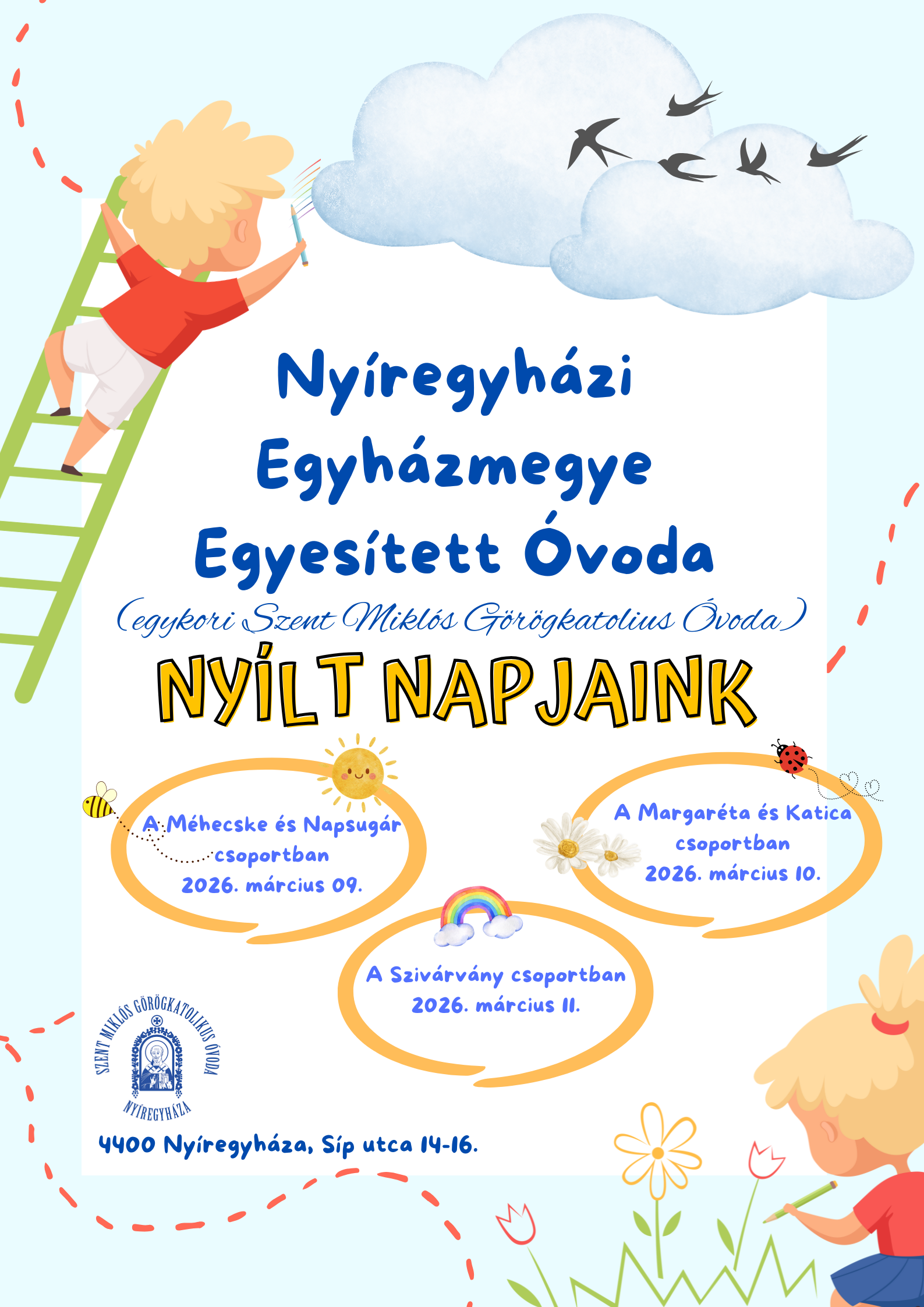 Nyílt napjanik 2026. 03. 09-10-11.